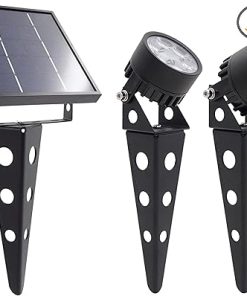 Legacy Mini 50X Twin Solar LED Spotlight for Outdoor Garden Use