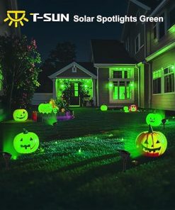 T-SUN Solar Spot Lights LED Outdoor Lighting for Garden Patio 6 Pack 2
