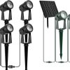 Solar Torch Lights Waterproof Flickering Flame Outdoor Path Lighting 2 Pack 4