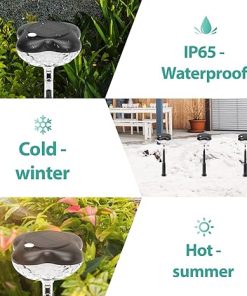 Solar Path Lights with Motion Sensor Waterproof for Yard Garden 2