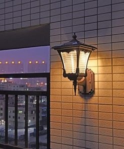 Victoria Outdoor LED Solar Wall Lamp Waterproof Garden Light 2