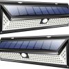 Solar Pathway Lamps 3-Piece Set Durable Adjustable Lighting for Outdoors 4
