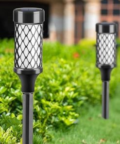 Outdoor Solar Lawn Lamp Waterproof Garden Pathway Lighting Decor 2