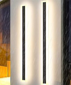 LED Solar Garage Wall Light Waterproof Modern Outdoor Sconce 30cm