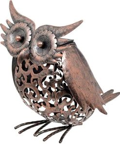 Owl Design Solar LED Garden Light with Changing Colors