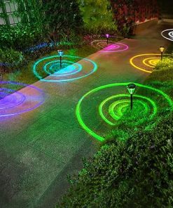 8 Pack Waterproof Solar Pathway Lights for Gardens and Walkways