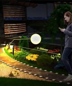 Solar Landscape Spotlight 4 Pack IP65 Waterproof Garden Path Lights 2
