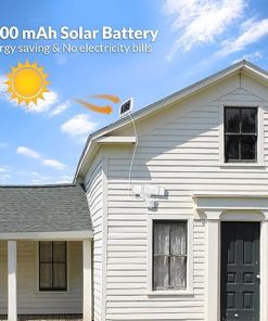 LEPOWER 1600LM LED Solar Security Motion Lights for Outdoor Use 2