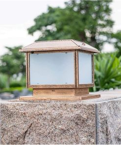 Solar Aluminum Outdoor Post Lights for Porch and Garden Decor 2