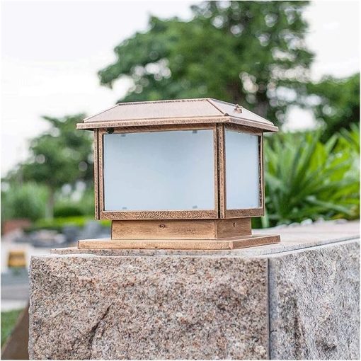 Solar Aluminum Outdoor Post Lights for Porch and Garden Decor - Image 2