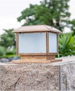 Aluminum Solar Outdoor Post Lights for Patio and Garden Decor 2