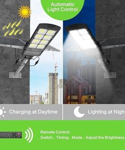 8000W Solar Street Lights 600000 Lumens LED Flood Light IP66 Waterproof 2