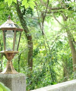 Solar Powered Industrial Pillar Light for Outdoor Garden Use 2