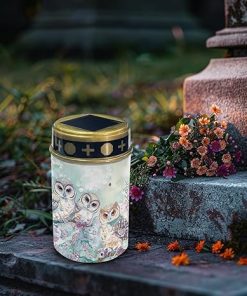 Cartoon Owl Solar Garden Lights Waterproof Outdoor Pathway LED Lantern 2
