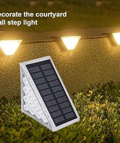 Solar Waterproof Triangle Deck Lights for Outdoor Home Lighting 2