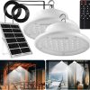 Solar Lamp Post Light Outdoor Aluminum LED with Tiffany Glass Matte Black 4