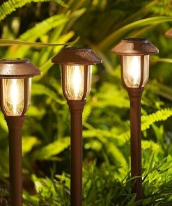 20 Pack Solar Lights Outdoor Waterproof Auto On Off Garden Pathway 2