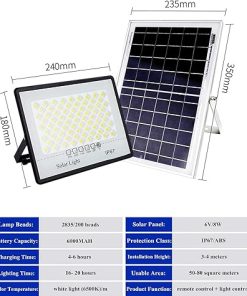 Solar Street Light with Remote Control for Outdoor Spaces 2