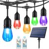Solar Color Changing Fence Lights Outdoor IP65 Waterproof 8 Pack 3