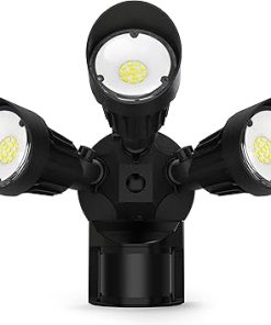 Outdoor Motion Sensor Flood Light 4000LM IP65 Waterproof 40W LED
