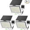 4-Pack Waterproof Solar Garden Lights 36 LED Fairy Outdoor Decor 4