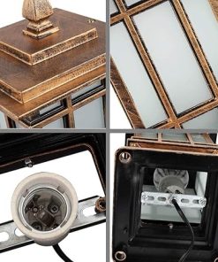 Outdoor Waterproof Square Post Lights for Villa Terrace Lighting 2