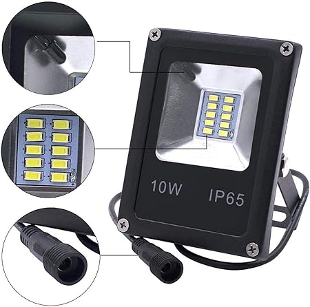 Waterproof Solar Flood Lights for Outdoor Garden and Landscape Use 2 Waterproof Solar Flood Lights for Outdoor Garden and Landscape Use - Image 2