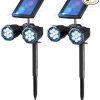 Solar LED Post Cap Lights for 4×4 5×5 6×6 Outdoor Fence Posts 3
