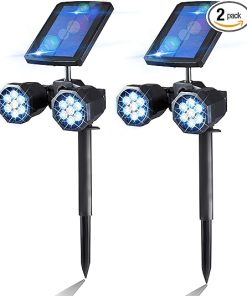Bionic Spotlight Duo Solar Motion Sensor Lights for Outdoor Use