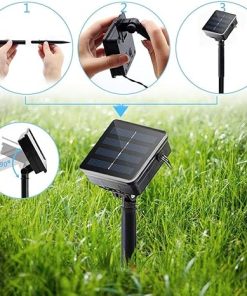 Waterproof Solar Garden Lights LED Patio Lamps for Outdoor Decor 2