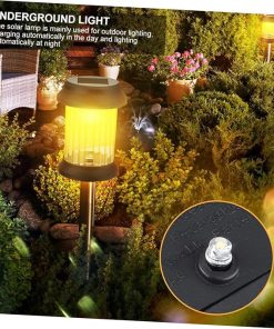 Solar Step Lights 6 Pack Waterproof LED Outdoor Garden Stake Lights 2