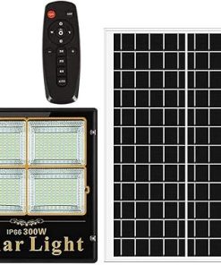 Solar LED Floodlight Outdoor Dusk to Dawn Garden Security Light