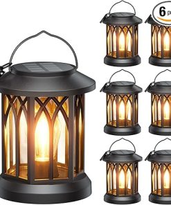 Upgrade Your Outdoor Space with Waterproof Solar Lanterns 6 Pack