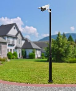 10ft Heavy Duty Metal Solar Street Light Pole for Outdoor Use 2