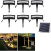 Warm Light 6 Pack LED Outdoor Ring Tree Landscape Spot Lights