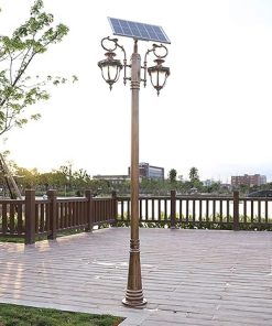 High Pole Solar Street Light LED Waterproof Outdoor Lamp Energy Efficient