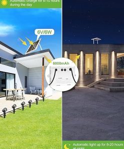 6 in 1 Solar Spotlights for Garden Landscape Outdoor Lighting 2
