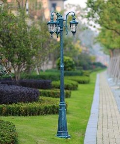 Outdoor 3-Head LED Metal Patio Lights for Garden and Landscape 2