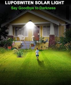 Luposwiten 28 LED Solar Lights 4 Pack and 100 LED Solar Lights 2 Pack 2