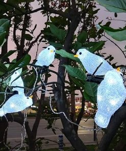 6FT LED Solar Bird Decorative String Lights for Outdoor Garden Use 2