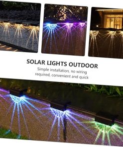 Solar Step Lights Outdoor Waterproof IP65 for Yard Deck Lighting 2