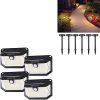 2 Pcs Solar LED Squirrel Lights for Lawn and Outdoor Pathways 3