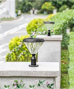 Solar LED Pillar Light for Garden Fence Post and Outdoor Lighting 2