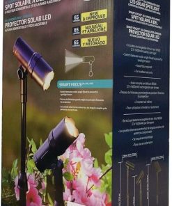 SmartYard Solar LED Spotlight 2 Count Bronze Warm White Lighting 2