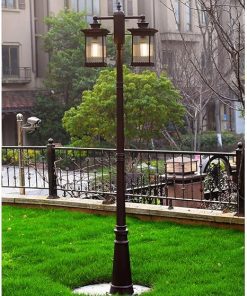 Victorian Outdoor Lamp Post Waterproof High Pole Garden Light 2