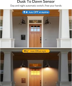VIANIS Gooseneck Barn Lights Outdoor 2 Pack for Farmhouse Use 2