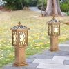 Outdoor Solar LED Lamp Post Lights for Rustic Bronze Patios