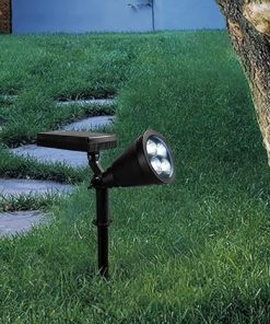 Solar Waterproof Outdoor LED Spotlight for Garden and Landscape Lighting