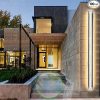 LED Wall Sconces Vintage Industrial Outdoor Waterproof Solar Lamps 3