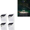 TORCHSTAR Wall Light Bundle and Motion Sensor Solar Light 4-Pack